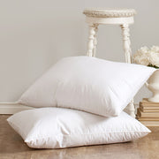 Heirloom White Goose Down Pillow – 600 Loft, 300TC | St. Genève