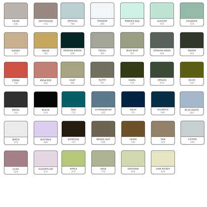 St. Genève Capri Duo 90 colour sateen bedding collection flat lay
