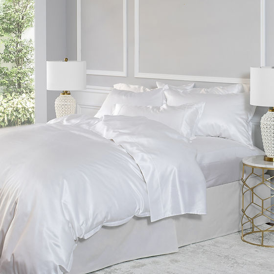 Sophia | Silk-Cotton Sateen sheets BY St Genève
