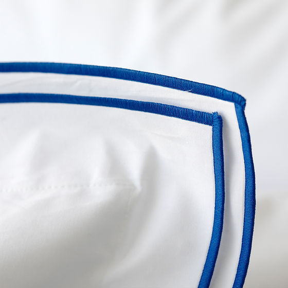 Perla | Purled Edge Percale  BY St Genève