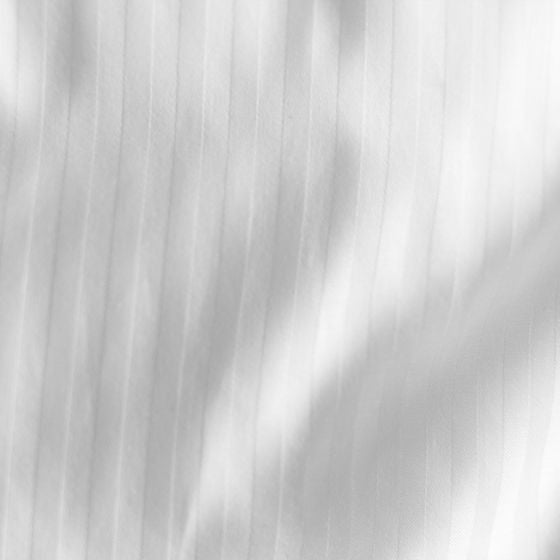 Camille Woven Stripe Duvet Cover – 100% Long-Staple Cotton, 300 TC | St Genève”