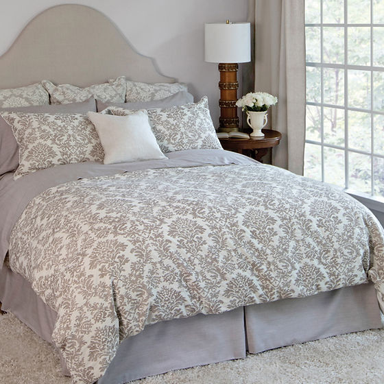 Nera | Jacquard Boutis  Coverlet  by St Genève