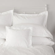 Camille Woven Stripe Duvet Cover – 100% Long-Staple Cotton, 300 TC | St Genève”