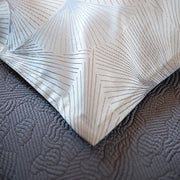 Fitzgerald Jacquard Duvet Cover – 100% Giza Egyptian Extra-Long Staple Cotton, 345 TC / 620 Strand | St. Genève