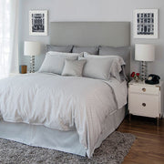 Tessella Jacquard Duvet Cover – 100% Extra-Long Staple Cotton, 400 TC / 600 Strand | St. Genève