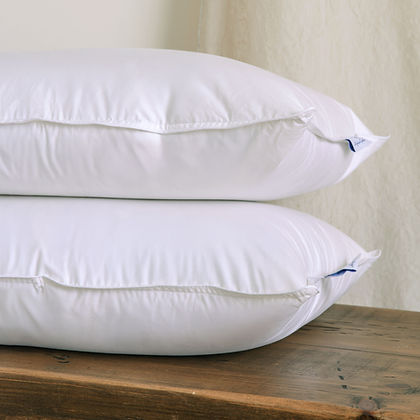Mostar Hungarian White Goose Down Pillow 500TC 750 Loft By Highland Feather