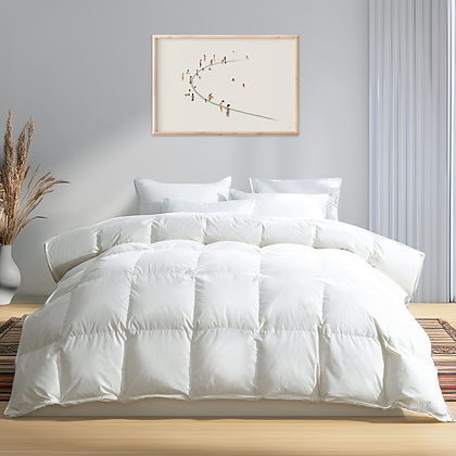 Cordoba White Down Duvet 233TC 600 Loft By Highland Feather