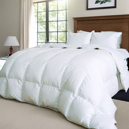 Toulon White Down Duvet 289TC 700 Loft By Highland Feather