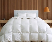 Iceland Hutterite White Goose Down Duvet – 725 Loft, 500 Thread Count, 100% Cotton by Highland Feather