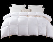 Bed and Bath Classic Polish White Goose Down Duvet – 950 Loft, 500TC Cotton