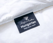 Sopron White Goose Down Duvet – 850 Loft, 700TC Cotton by Highland Feather
