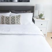 Versailles Egyptian Cotton Duvet Cover 300TC - Luxury Bedding WHITE