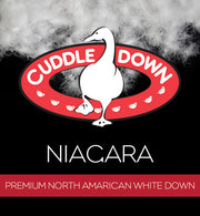 Niagara White Duck Down Pillow – 650 Loft, 300TC | Cuddle Down