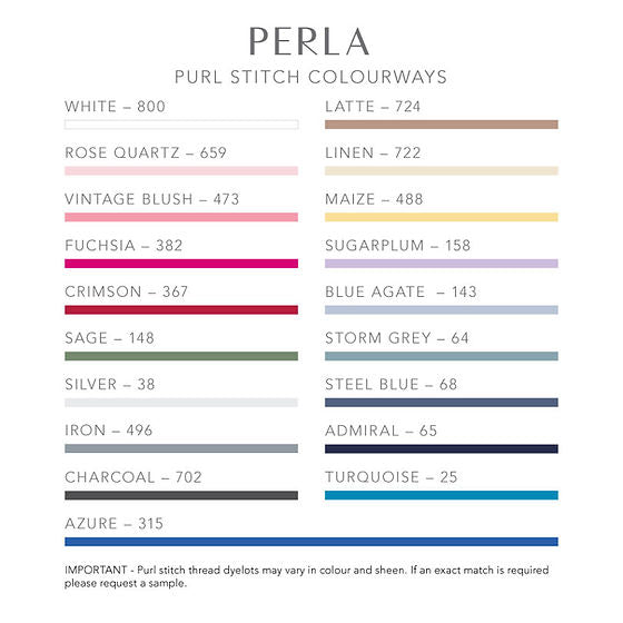 Perla | Purled Edge Percale  BY St Genève