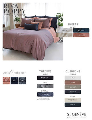 Riva  Jacquard  duvet cover 55% linen / 45% long staple cotton by St Genève