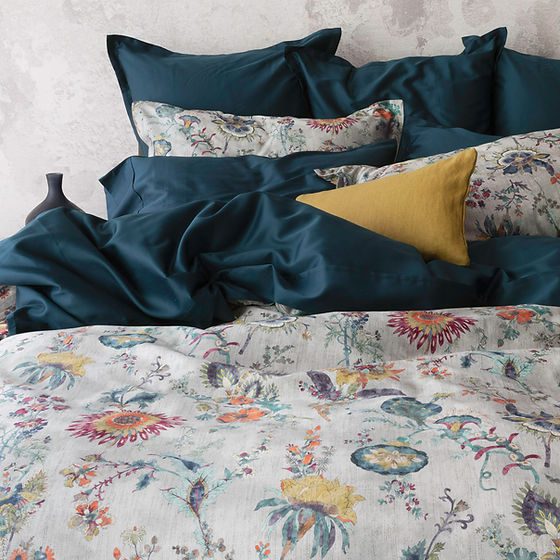Morgan | Printed Sateen  Duvet Cover – 100% Long-Staple Cotton | St Genève