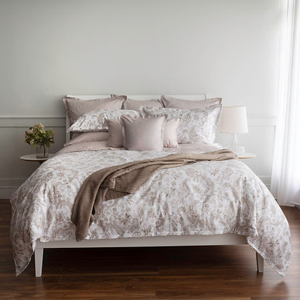 Melody Printed Sateen Pillow Sham by St. Genève – 340TC cotton luxury bedding