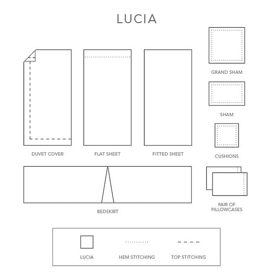 Lucia | Linen Duvet Cover – 100% Linen, 150gsm | St. Genève