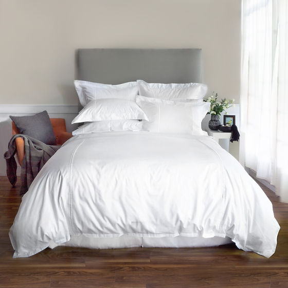 Regency Sateen white  Duvet Cover – 100% Egyptian Extra-Long Staple Cotton, 380TC / 1,010 Strand Count by St Genève