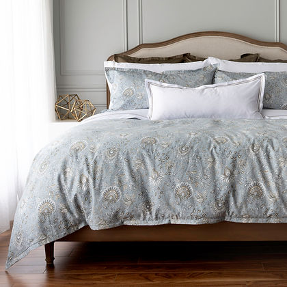 Eloise Printed Sateen Duvet Cover by St. Genève – 340TC 100% Long-Staple Cotton