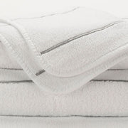 Abyss Lara Embroidery Luxury Bath Towel – Silver – 100% Giza Egyptian Cotton
