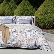 Palmetto Printed Sateen Duvet Cover – 100% Cotton, 340TC by St. Genève
