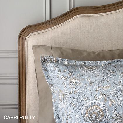Eloise Printed Sateen Pillow Sham by St. Genève – 340TC cotton sateen bedding set
