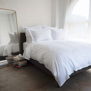 Giza 92 Flora Jacquard Duvet Cover – 100% Egyptian Extra Long-Staple Cotton, 400 TC / 800 Strand | St Genève