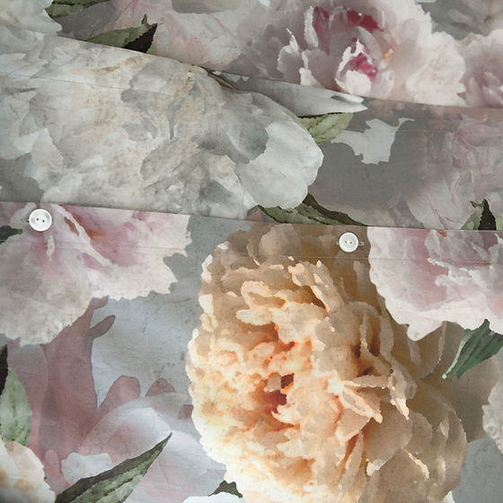 Bijoux Printed Percale Duvet Cover – 100% Cotton, 200 Thread Count | St Genève