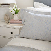 Willow | Jacquard Duvet Cover – Alice, 74% Egyptian Long-Staple Cotton / 26% Linen by St Genève”
