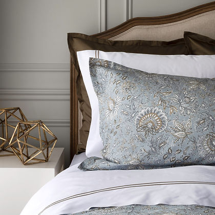 Eloise Printed Sateen Duvet Cover in [Colour] – St. Genève 340 Thread Count Cotton