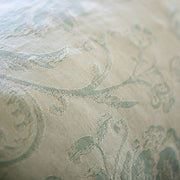 Willow | Jacquard Duvet Cover – Pistachio, 74% Egyptian Long-Staple Cotton / 26% Linen by St Genève”