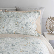 Audra Printed Sateen Duvet Cover – 100% Long-Staple Cotton, 340 Thread Count | St Genève