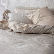 Rio Jacquard Duvet Cover – Pearl – 100% Giza Long-Staple Cotton | St Genève