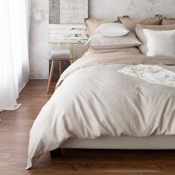 Rio Jacquard Duvet Cover – Pearl – 100% Giza Long-Staple Cotton | St Genève