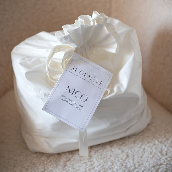 Nico Organic | Percale Duvet Cover – 100% organic long staple cotton 240 thread count Genève”