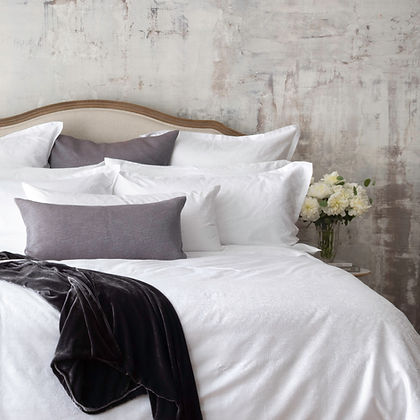 Eterna Collection Jacquard Lumina Duvet Cover by St. Genève – 285TC 100% Long-Staple Cotton