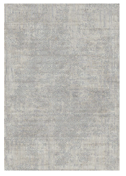 Charisma Muted Grey Distressed Abstract Rug CHA-1029