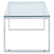 Zevon Coffee Table in Silver