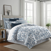 BRONTE COVERLET SET MADE IN CANADA CORNFLOWER
