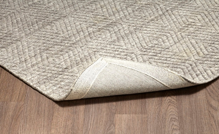 Estelle Hand Loomed Wool Taupe Rug EST-TAUPE