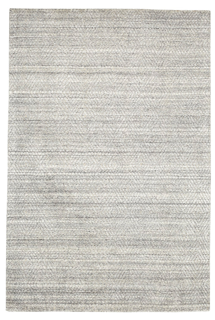 Estelle Hand Loomed Wool Silver Rug EST-SILVER