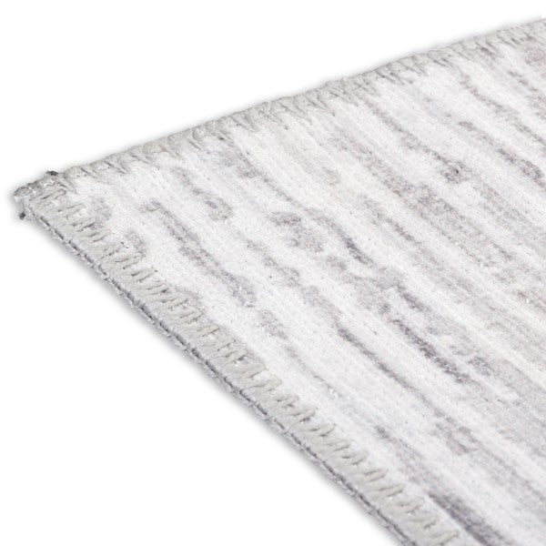 Aura Washable Spill Proof Grey Area Rug AUR-1078