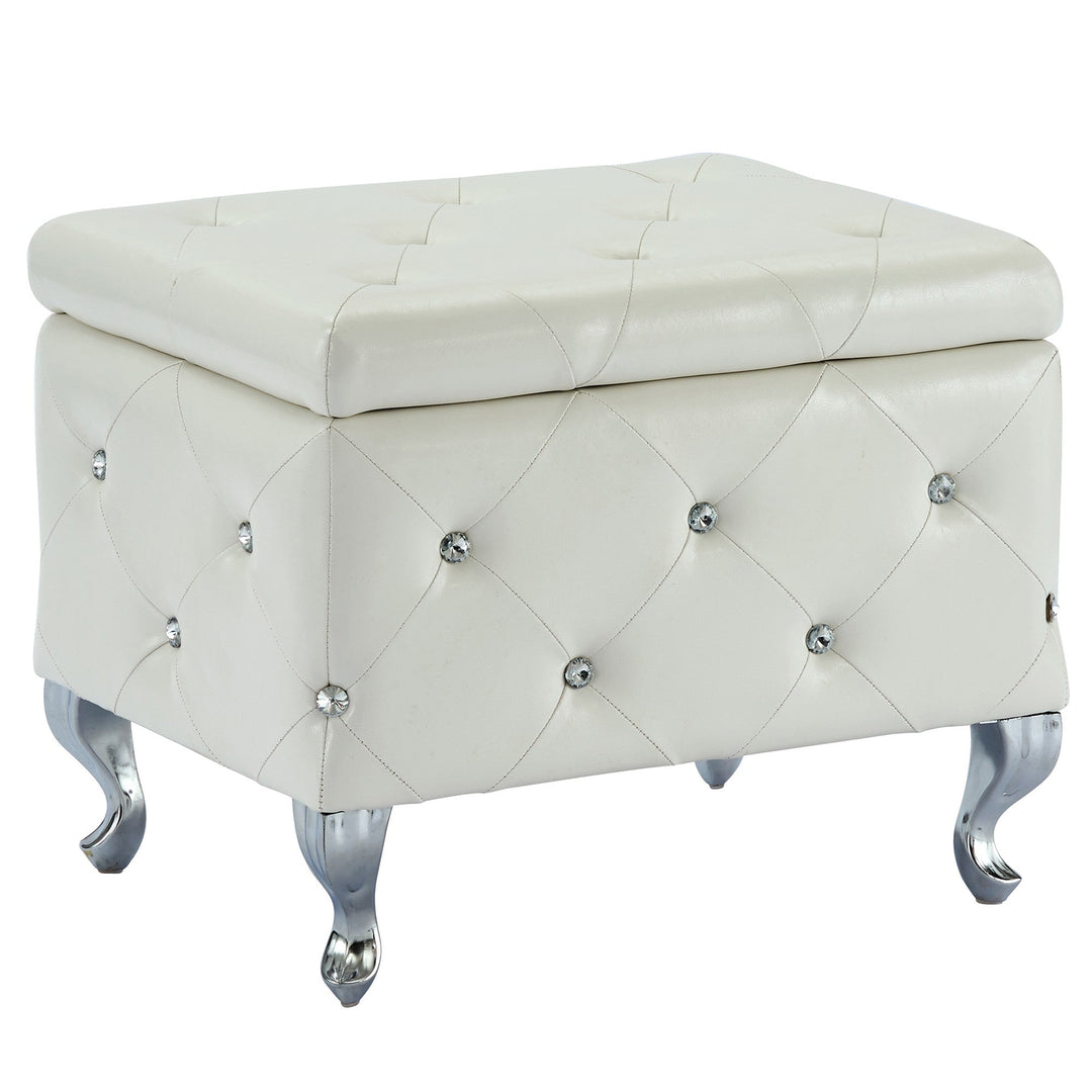 Monique Square Storage Ottoman