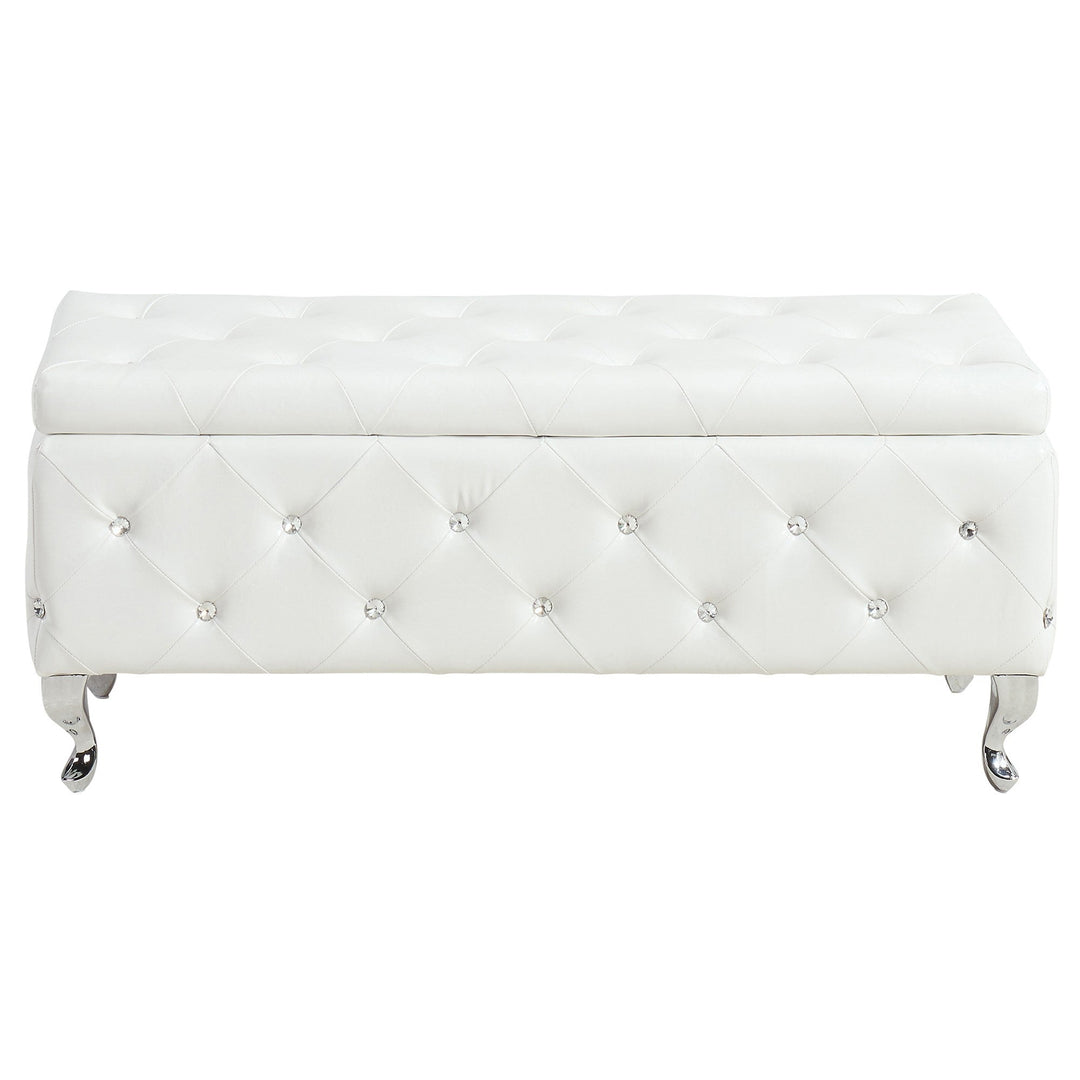 Monique Rectangular Storage Ottoman