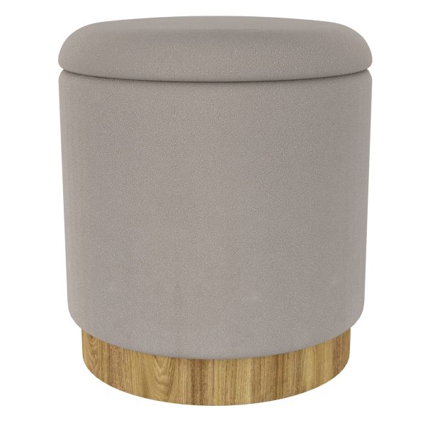 Alya Round Storage Ottoman