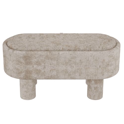 Sezron Storage Ottoman Beige