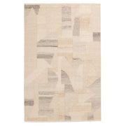 Melange Natural Wool Area Rug MELA-M27 – Handmade in India, Fade Resistant, 0.25
