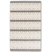 Chinook Handmade Wool Grey Diamond Rug CHIN-9001 9'x12' (selected designs)