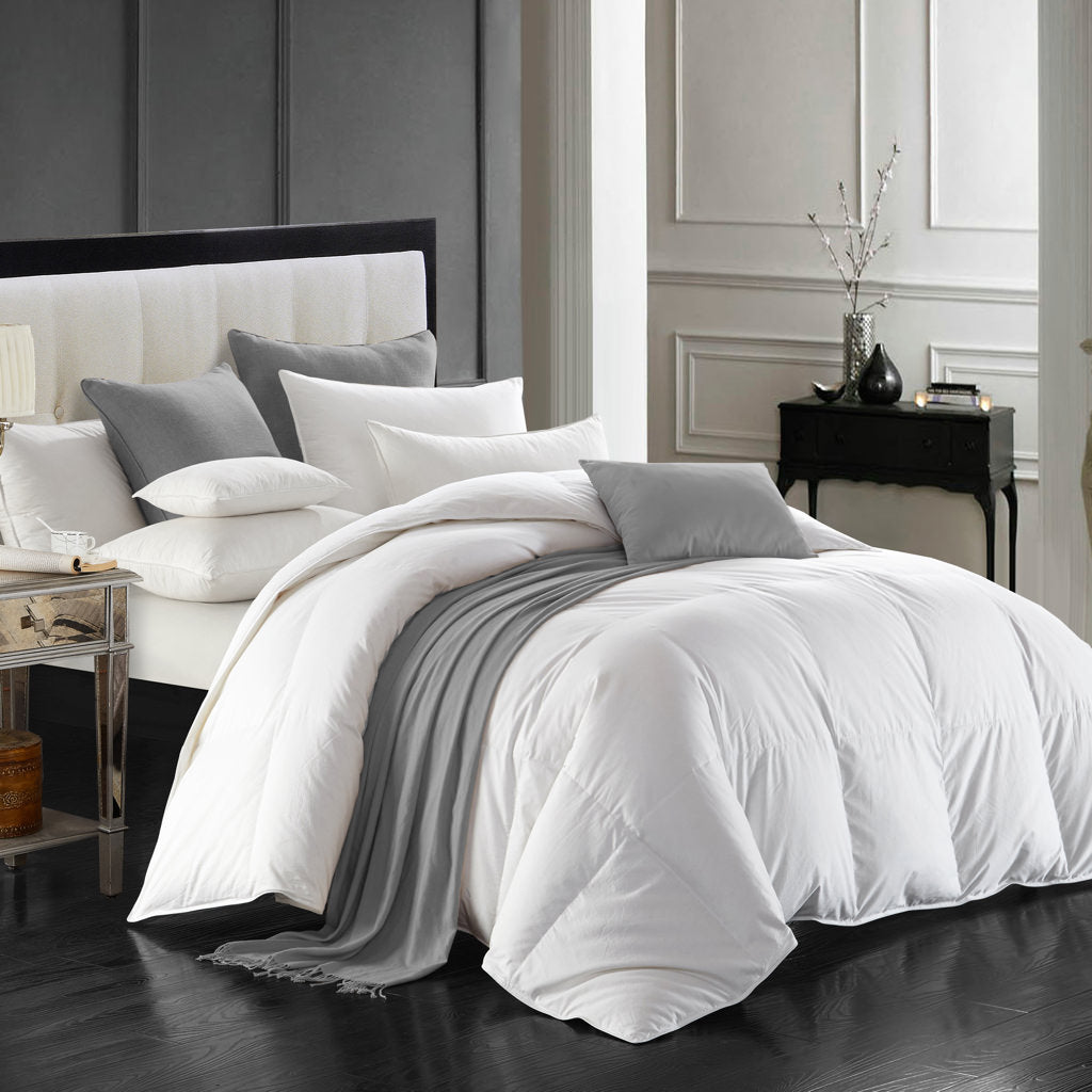 Hutterite Rugs Maple Leaf Canadian Hutterite White Goose Down Duvet – 700+ Loft, 400 ...